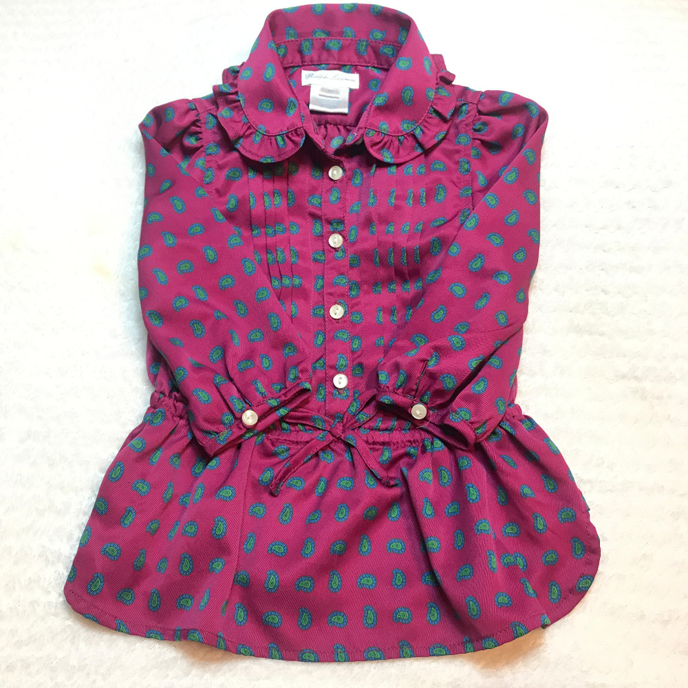 Ralph Laurel Dressy silk Blouse Top - Picture 2 of 7